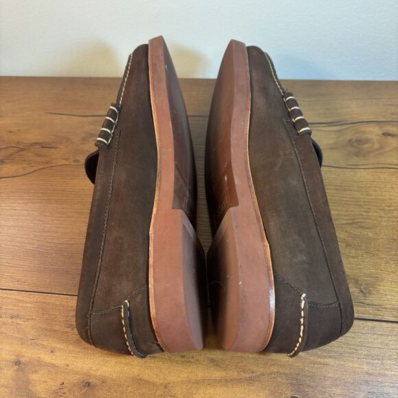 G.H. Bass Weejuns Waldo Penny Loafers Brown Suede Leather Men\'s Shoes Size 11.5D main image 4
